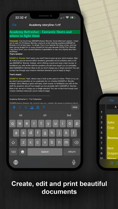 Documents Pro - Files Editor screenshot 2