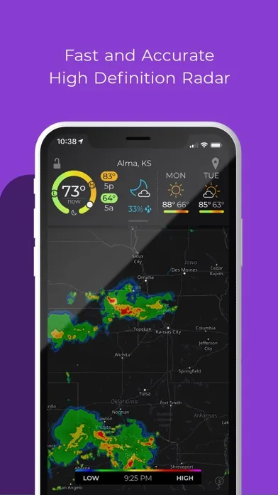 MyRadar Tiempo Radar Mapa screenshot 1