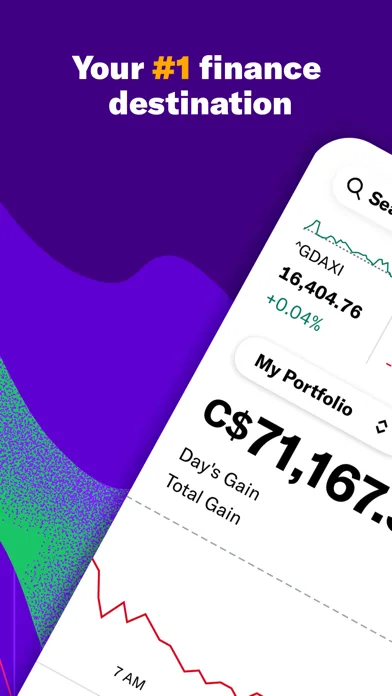 Yahoo Finanzas screenshot 1