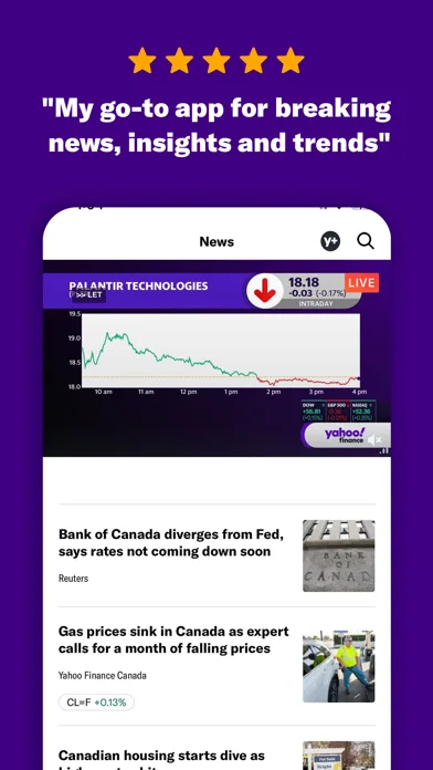 Yahoo Finanzas screenshot 5
