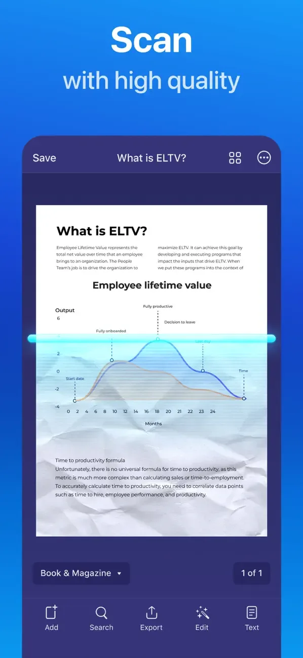 Scanner Pro: сканер документів screenshot 1