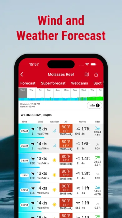 Windfinder: ветер и погода screenshot 3