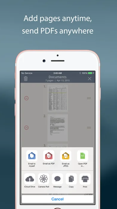Турбоскан: PDF сканер screenshot 4