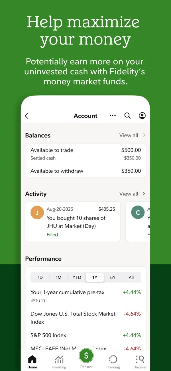 Fidelity Investments screenshot 4