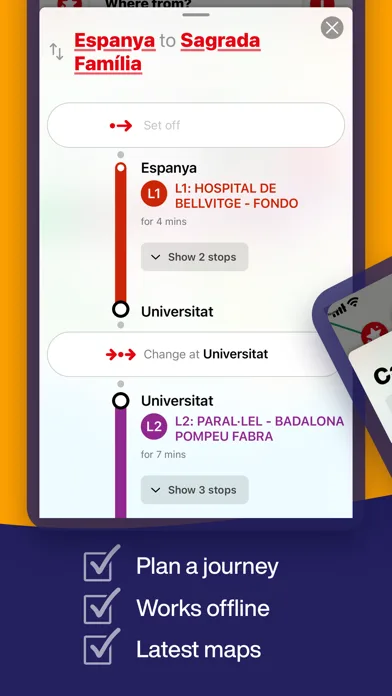 Метро Барселоны: карта screenshot 3