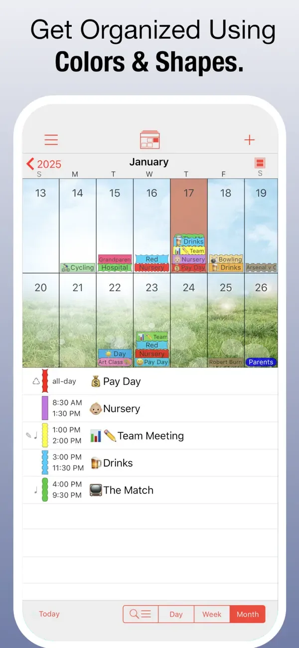 Календарь PocketLife screenshot 4