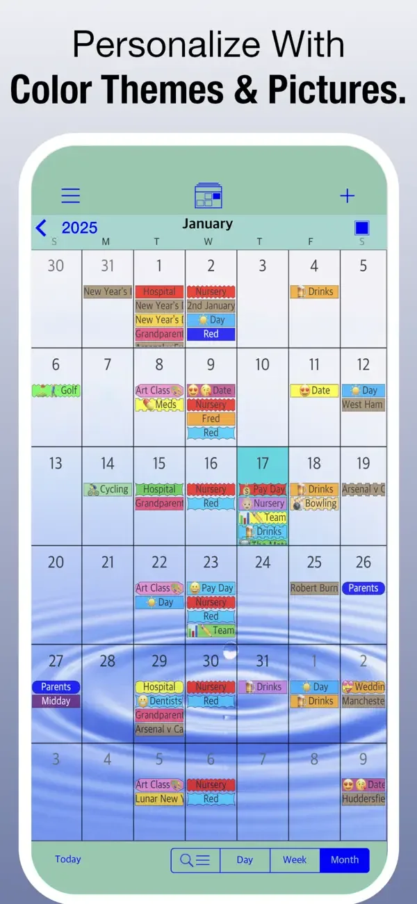 Календарь PocketLife screenshot 5