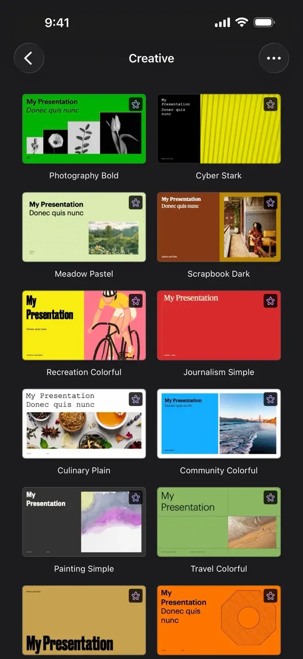 Keynote: diseña presentaciones screenshot 2