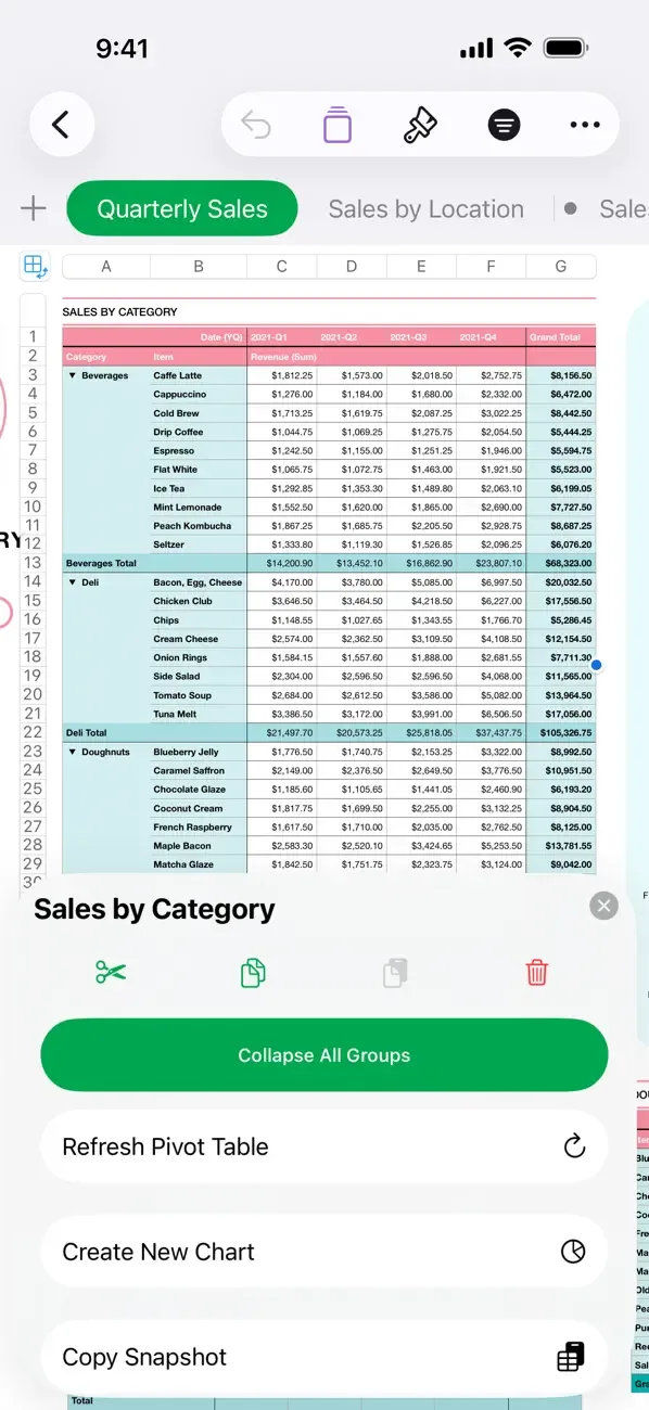Numbers: создавайте таблицы screenshot 4