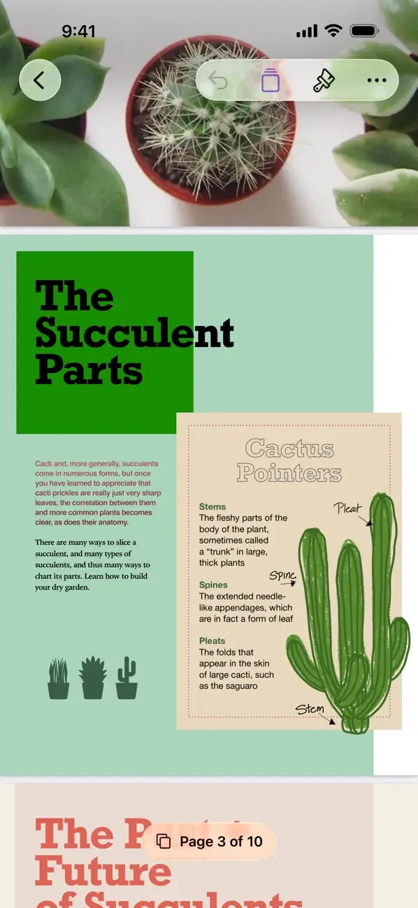 Pages: crea documentos screenshot 3