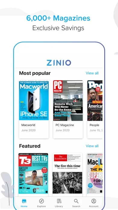 ZINIO - Quiosco Revistas screenshot 1