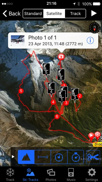Ski Tracks screenshot 2