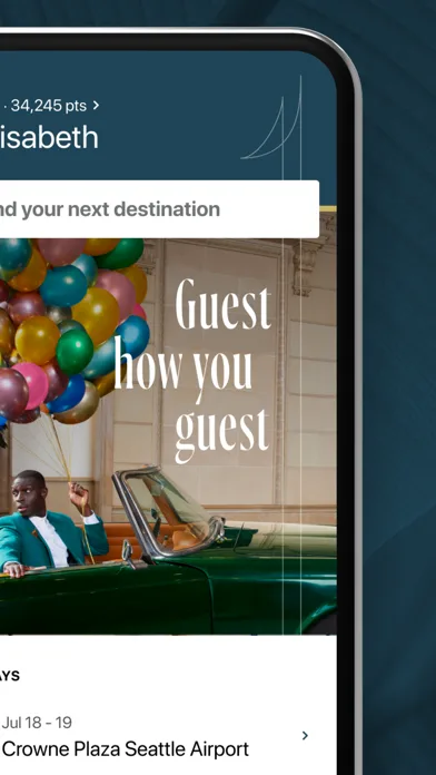 Отели IHG и вознаграждения screenshot 2