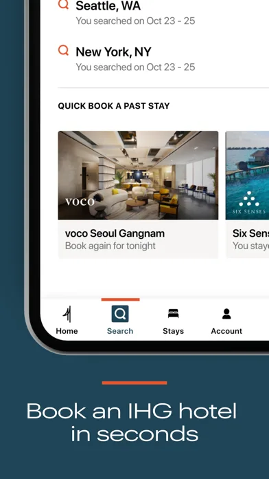 Отели IHG и вознаграждения screenshot 3