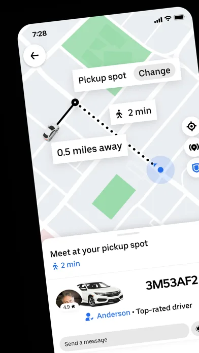 Uber | Заказ поездок screenshot 1
