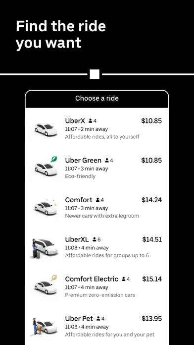 Uber | Заказ поездок screenshot 4