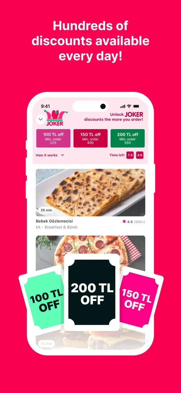 Yemeksepeti: Yemek & Market screenshot 4