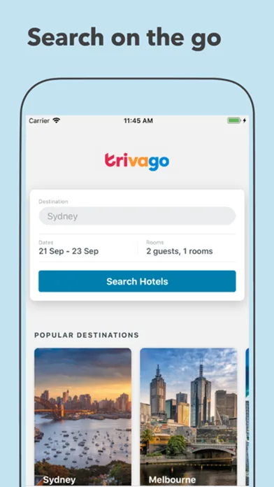 trivago: compara hoteles screenshot 1