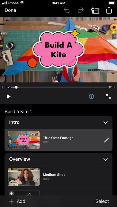 iMovie screenshot 4