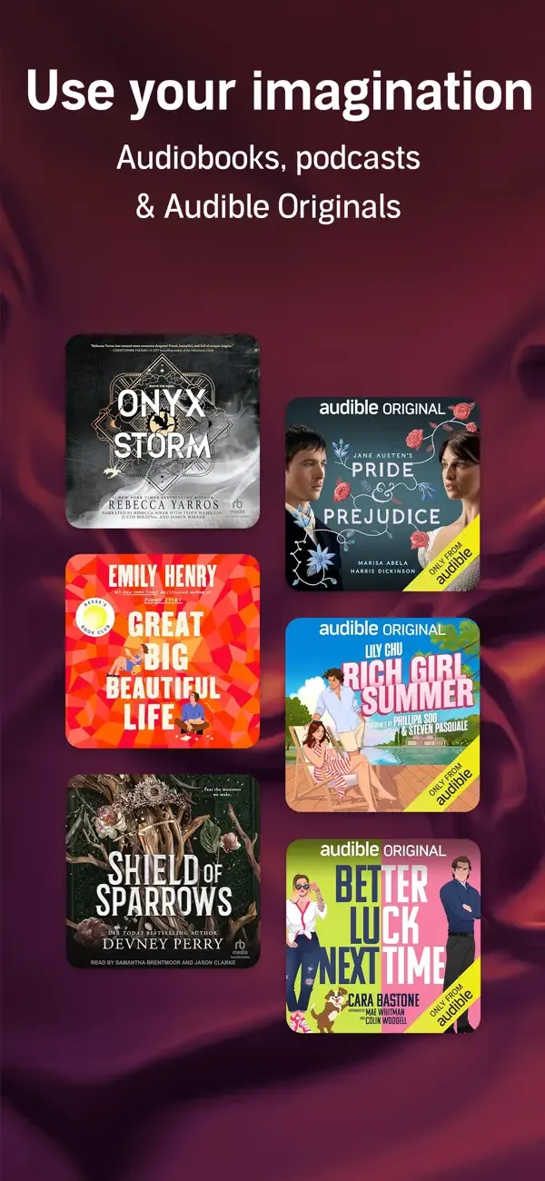 Audible: Audiolibros y podcast screenshot 1
