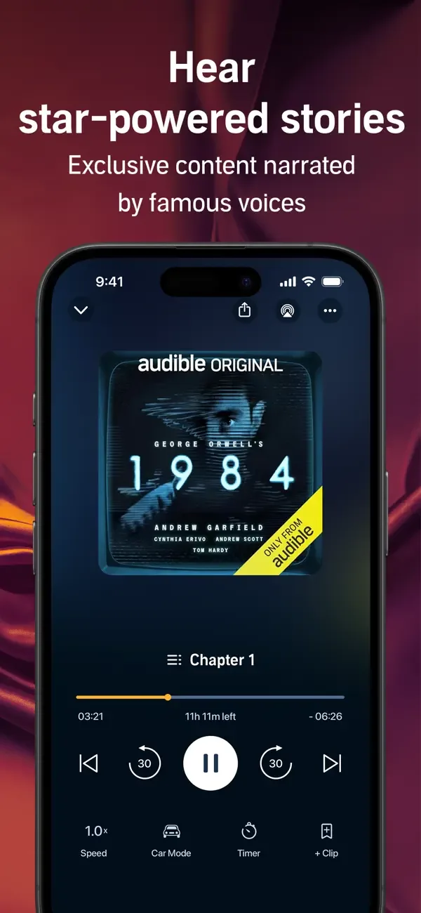 Audible: Audiolibros y podcast screenshot 5