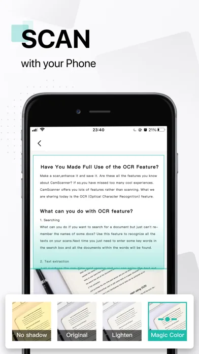 CamScanner+| PDF scanner screenshot 1
