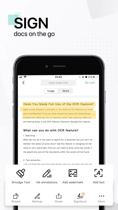 CamScanner+| PDF scanner screenshot 4