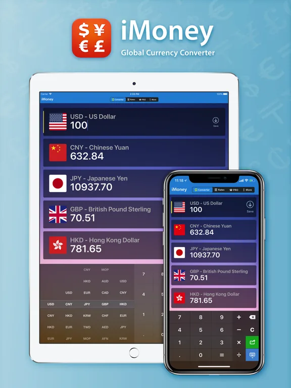 iMoney · Currency Converter screenshot 1