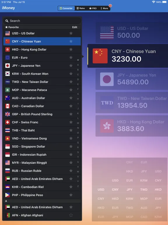 iMoney · Currency Converter screenshot 5