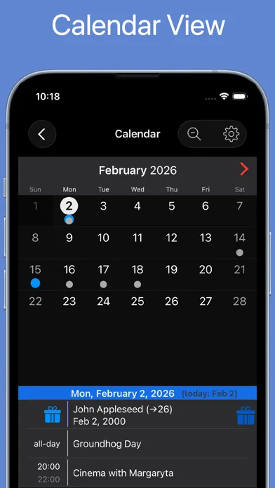BirthdaysPro screenshot 4