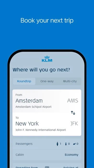 KLM — Забронируйте рейс screenshot 3
