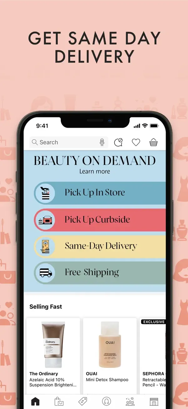 Sephora Cosmetics Shopping App screenshot 1