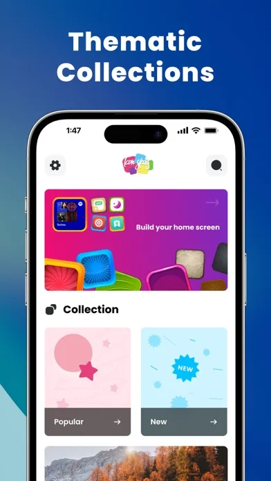 Icon Skins - фоны для экрана screenshot 1