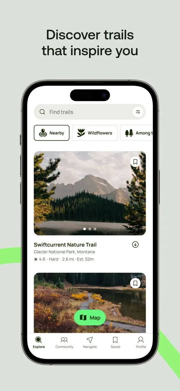 AllTrails: trekking y ciclismo screenshot 2