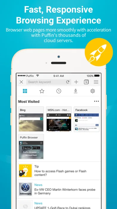 Puffin Cloud Browser screenshot 1