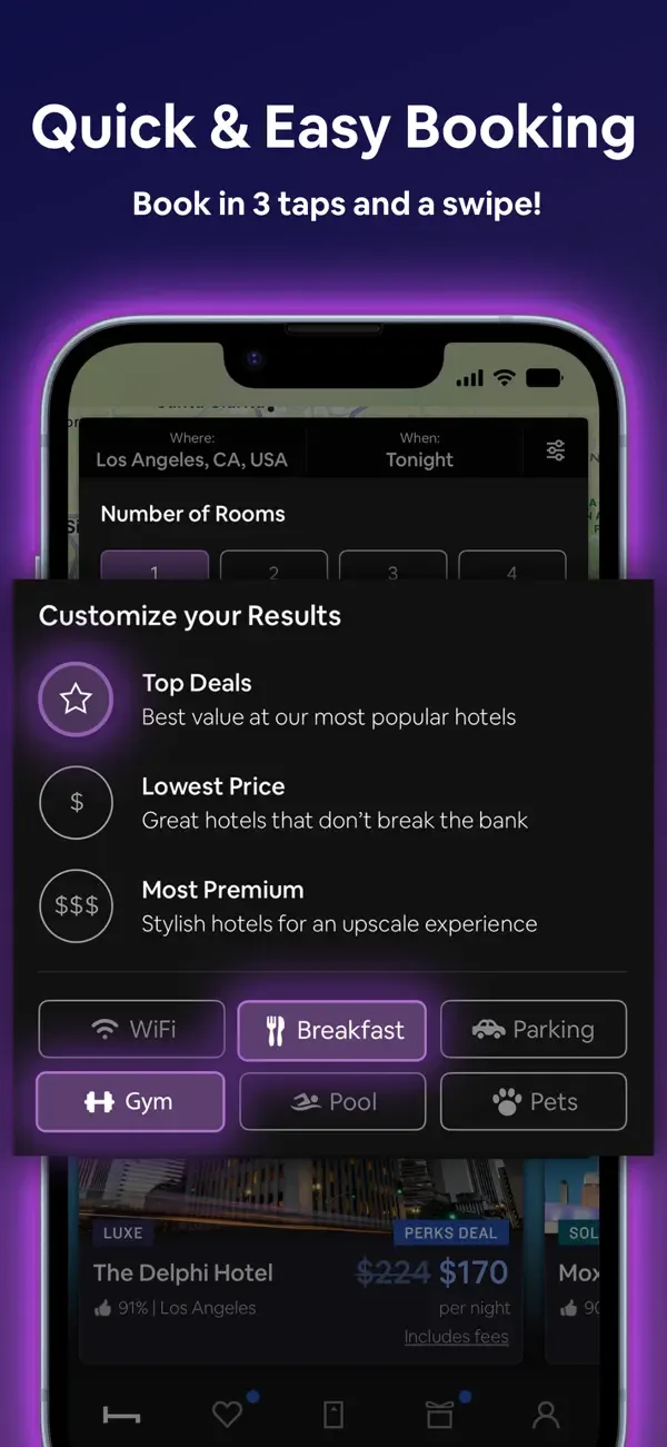 Hotel Tonight: Отличные цены screenshot 4