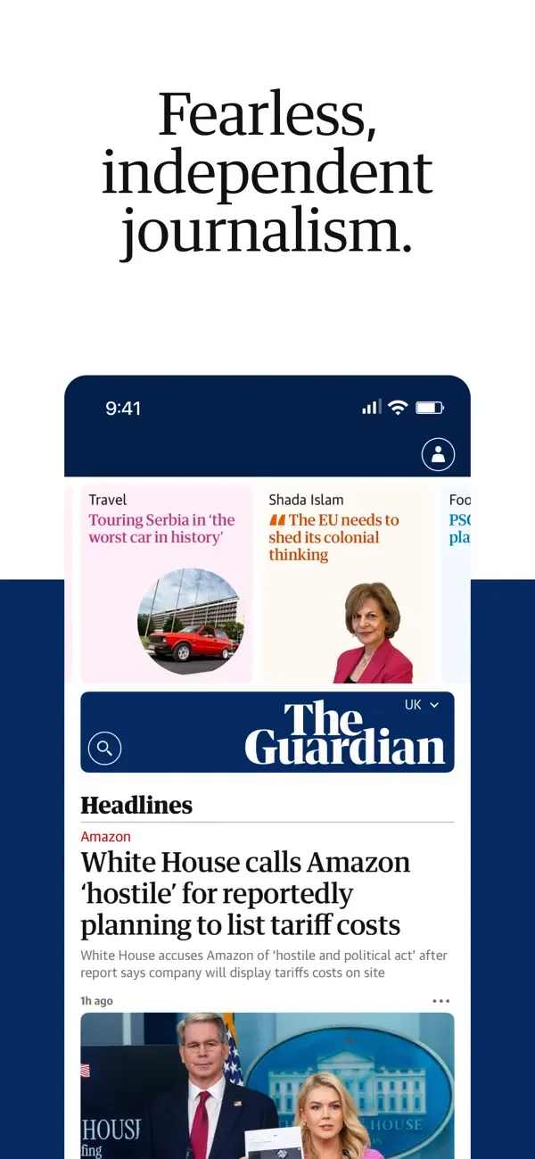 The Guardian - UK & World News screenshot 1