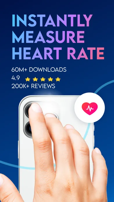 Instant Heart Rate: пульсометр screenshot 1