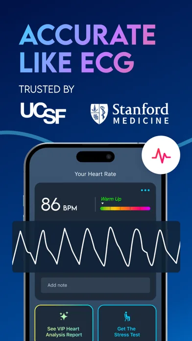 Instant Heart Rate: пульсометр screenshot 2