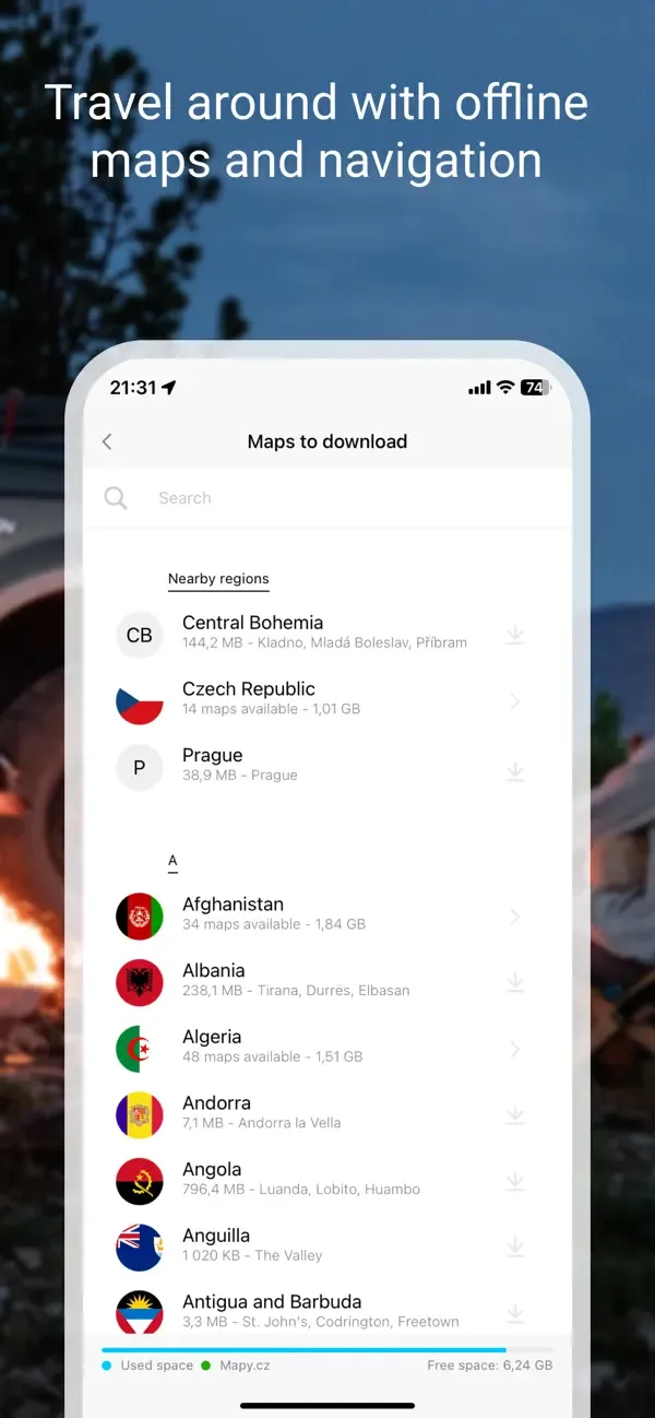 Mapy.com: Mapas y Tracker GPS screenshot 2