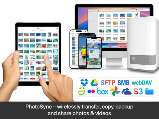 PhotoSync : sincronizar fotos screenshot 1