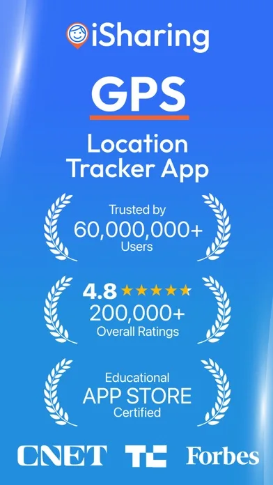 iSharing: GPS локатор трекер screenshot 1