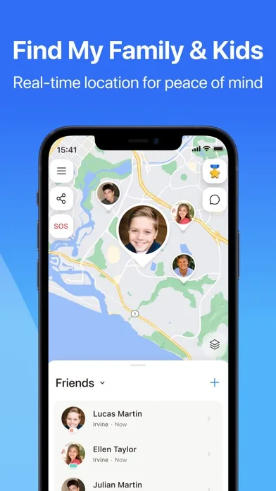 iSharing: GPS локатор трекер screenshot 2