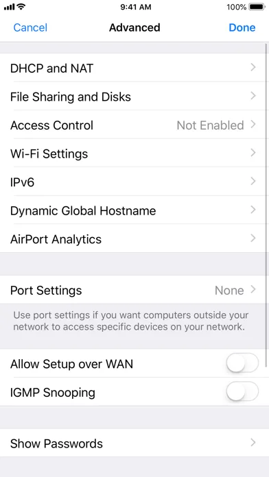 AirPort-утилита screenshot 3