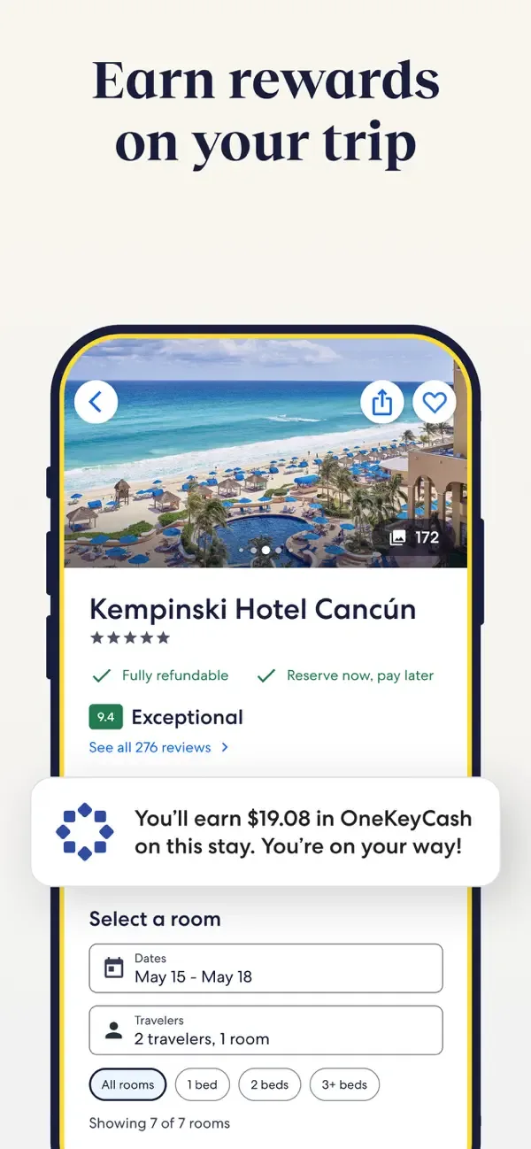 Expedia: viaje, hotel, vuelo screenshot 3