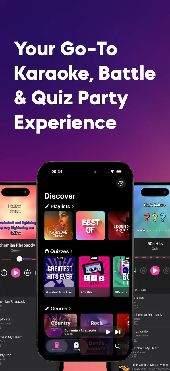 KaraFun – Karaoke y Music Quiz screenshot 1