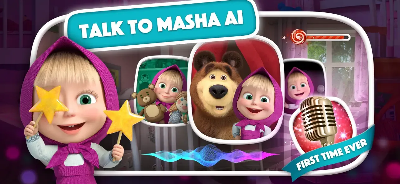 Masha y el Oso AI Niños screenshot 1