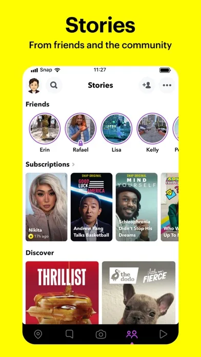 Snapchat: чат с друзьями screenshot 4