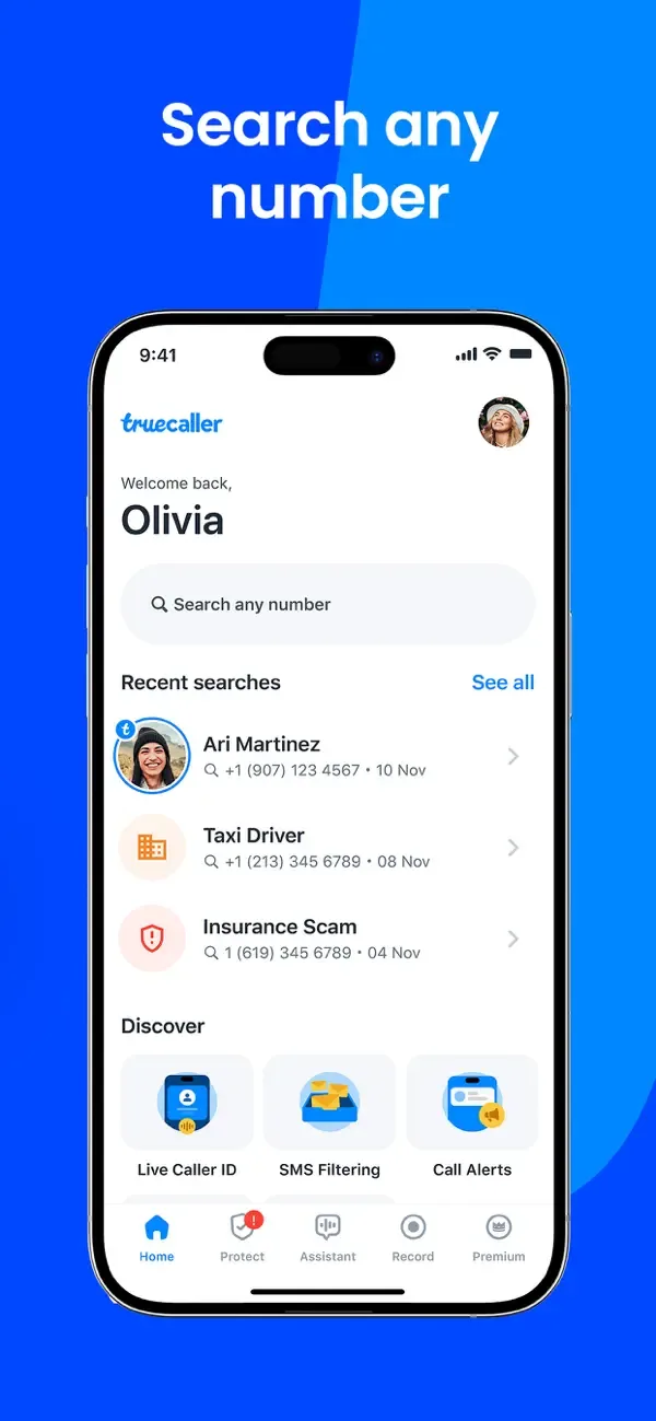 Truecaller: блокировка спама screenshot 4