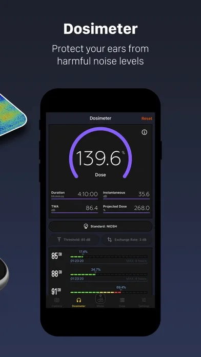 Decibel X: dB Noise Meter, SPL screenshot 3